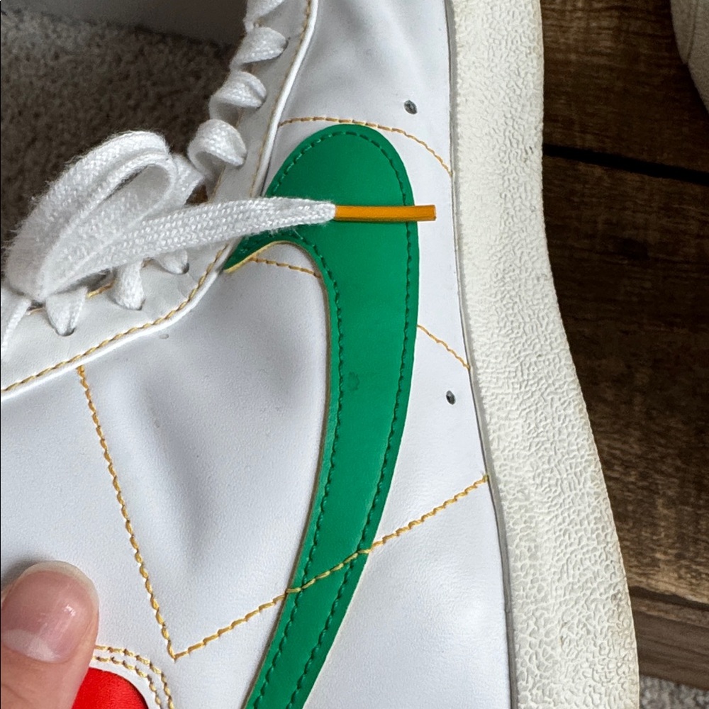 Nike Blazer Mid 77 Raygun Reversible Sequin Lace Up Sneaker size women’s 7.5 - Picture 7 of 9
